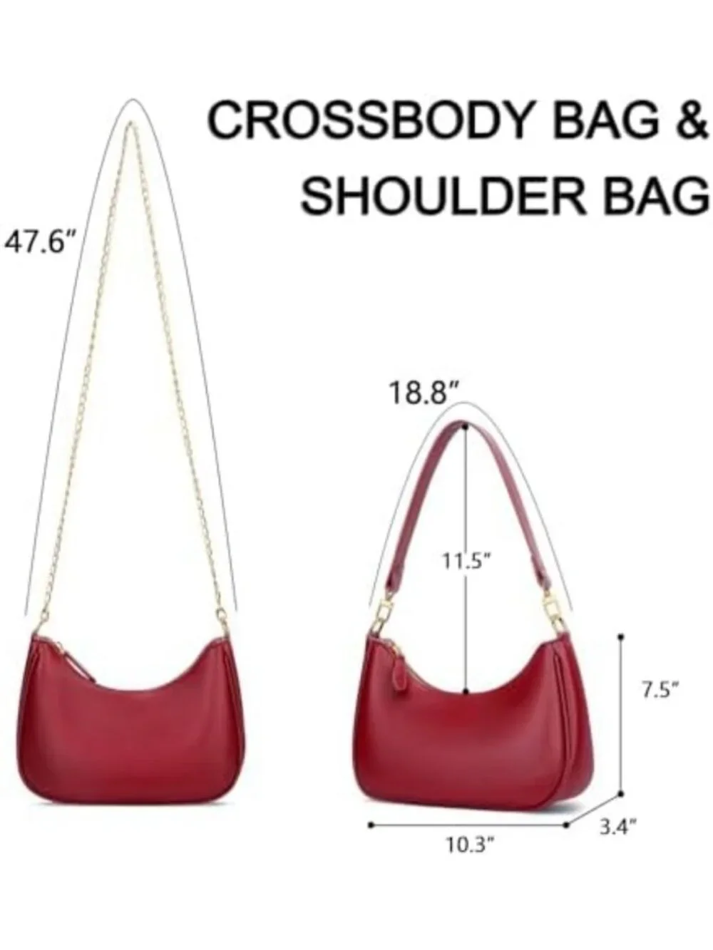 Cute Hobo Shoulder Bag for Women | Stylish Underarm Purse & Handbag